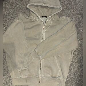 Brandy Melville Sage Green Zip Up Hoodie